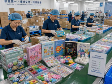 Toy assembly and bulk production coordination