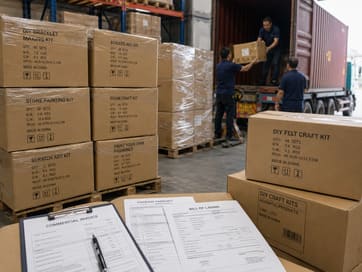 Export cartons and shipment coordination