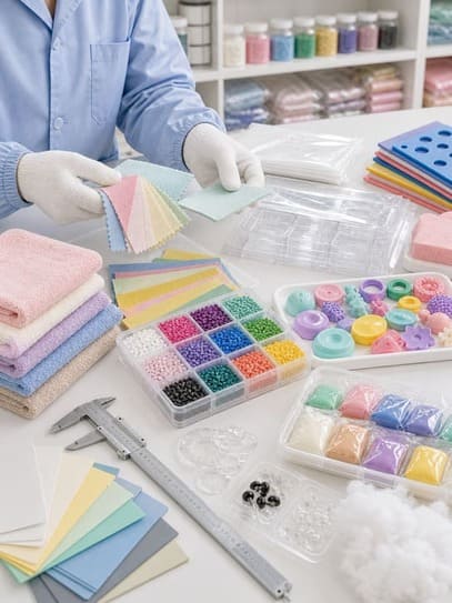 Toy material selection process