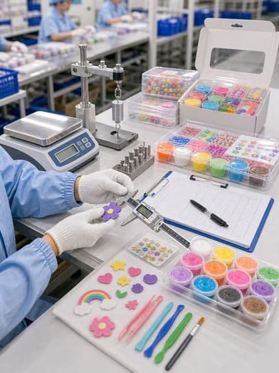 Toy production quality control