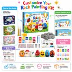 Animal rock painting kit for kids – wholesale oem/odm kids craft set size reference