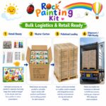 Animal rock painting kit for kids – wholesale oem/odm kids craft set design detail