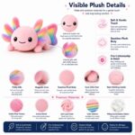 Axolotl plush toy size reference