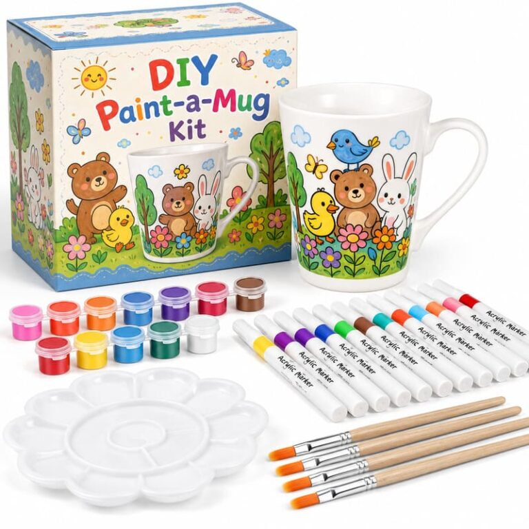 Bear Ceramic Mug Painting Kit for Wholesale OEM/ODM Ceramic Craft Programs