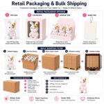 Birthday cake hat bunny plush toy for custom retail and oem plush collections design detail