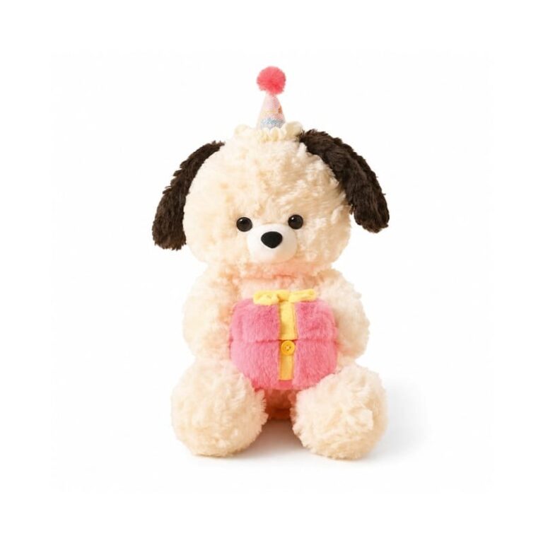 Birthday Dog Plush Toy for Custom Retail and OEM Plush Collections