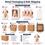 Birthday dog plush toy for custom retail and oem plush collections design detail