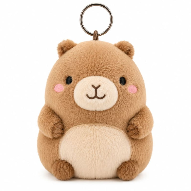 Brown Bear Plush Keychain for Wholesale Gifts and OEM/ODM Orders