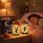 Butterfly fairy jar night light kit for kids – wholesale oem/odm craft gift set front side back view