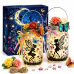 Butterfly fairy jar night light kit for kids – wholesale oem/odm craft gift set front view