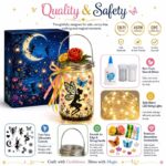 Butterfly fairy jar night light kit for kids – wholesale oem/odm craft gift set embroidered detail
