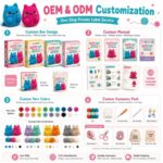Cat amigurumi crochet kit for beginners embroidered detail