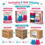 Cat amigurumi crochet kit for beginners design detail