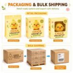 Chick amigurumi crochet kit for beginners design detail