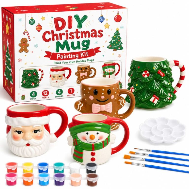Christmas Mug Painting Kit for Wholesale OEM/ODM Ceramic Craft Programs