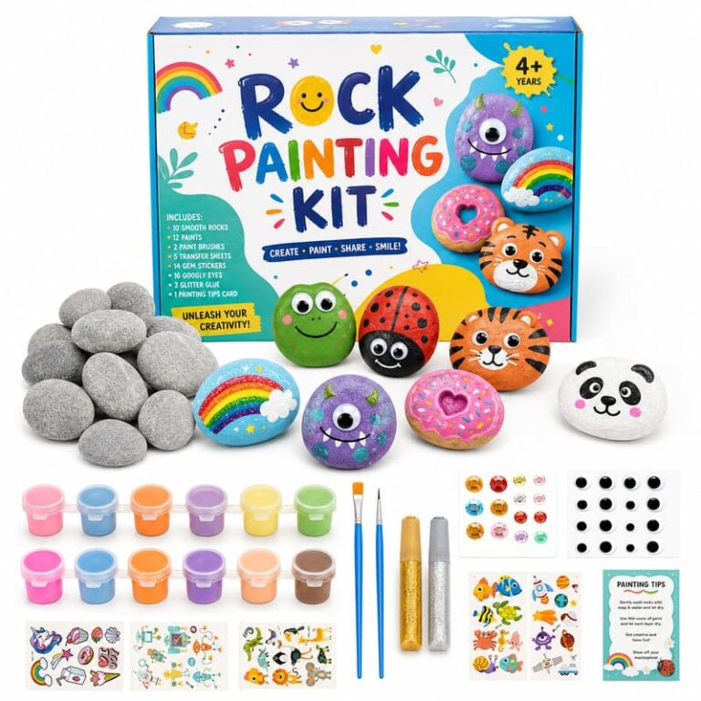 Classic Rock Painting Kit For Kids – Wholesale OEM/ODM Kids Craft Set