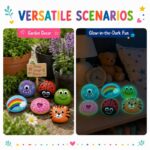 Classic rock painting kit for kids – wholesale oem/odm kids craft set embroidered detail