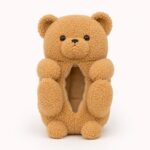 Classic teddy bear plush toy front view