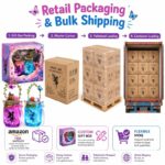 Color changing fairy jar night light kit for kids – wholesale oem/odm craft gift set stitching detail