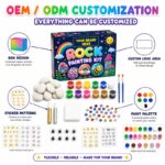 Colorful rock painting kit for kids – wholesale oem/odm kids craft set size reference