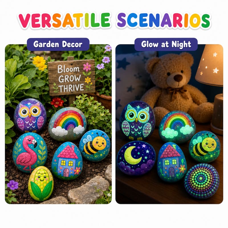 Colorful rock painting kit for kids – wholesale oem/odm kids craft set embroidered detail