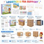 Complete canvas painting kit for kids design detail