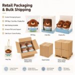 Custom cartoon dog mascot plush toy design detail
