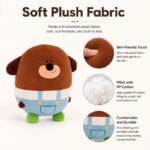 Custom cartoon dog mascot plush toy size reference
