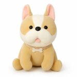 Custom corgi puppy plush toy front view