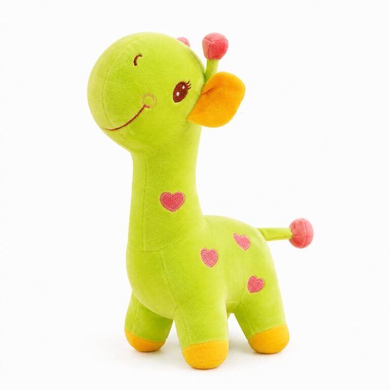 Custom Green Giraffe Plush Toy for Wholesale OEM/ODM and Promotional Projects