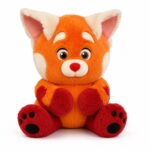Custom red panda plush toy front view