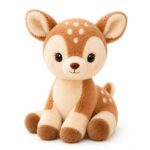 Deer plush toy front view