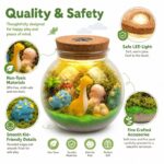 Dinosaur jar night light kit for kids – wholesale oem/odm craft gift set embroidered detail