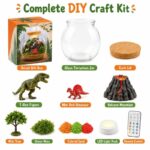 Dinosaur light up terrarium kit for kids – wholesale oem/odm craft gift set size reference