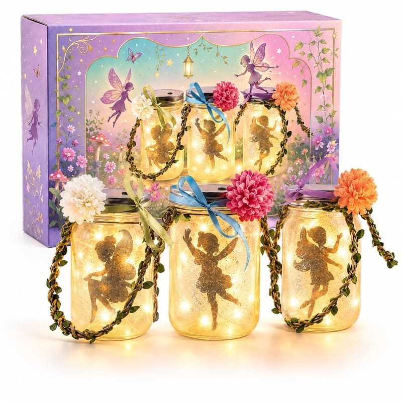 Diy fairy lantern night light kit for kids – wholesale oem/odm craft gift set front view