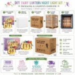 Diy fairy lantern night light kit for kids – wholesale oem/odm craft gift set stitching detail