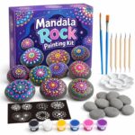 Dot mandala rock painting kit – wholesale oem/odm kids craft set front view