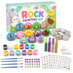 Easter bunny rock painting kit – wholesale oem/odm kids craft set front view