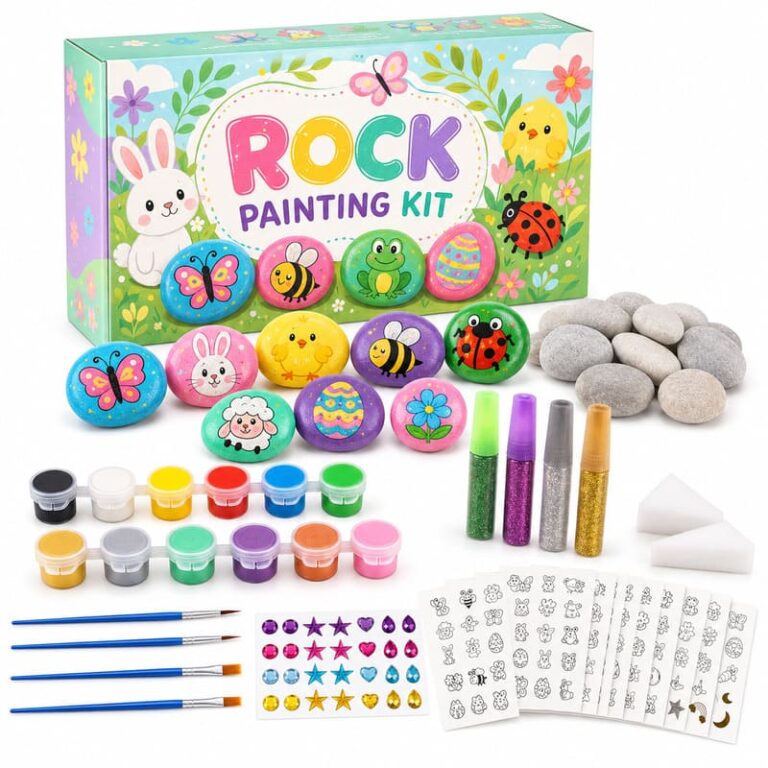 Easter Bunny Rock Painting Kit – Wholesale OEM/ODM Kids Craft Set