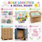 Easter bunny rock painting kit – wholesale oem/odm kids craft set design detail