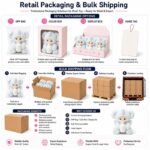 Elephant costume baby plush doll for custom retail and oem plush collections design detail