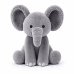 Elephant plush toy front view