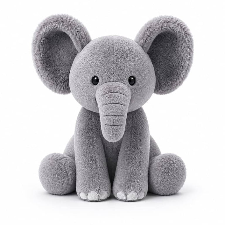 Elephant Plush Toy for Wholesale Gift and Retail Programs