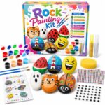 Emoji rock painting kit for kids – wholesale oem/odm kids craft set front view