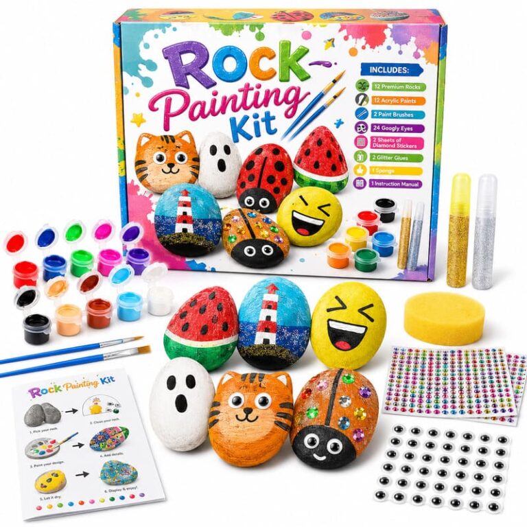 Emoji Rock Painting Kit For Kids – Wholesale OEM/ODM Kids Craft Set