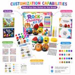 Emoji rock painting kit for kids – wholesale oem/odm kids craft set size reference