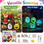 Emoji rock painting kit for kids – wholesale oem/odm kids craft set embroidered detail