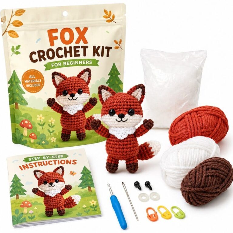 Fox Amigurumi Crochet Kit for Beginners for Wholesale OEM/ODM Yarn Craft Programs
