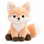 Fox plush toy front view