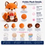 Fox stuffed animal size reference